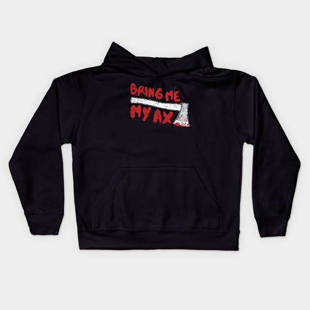 My ax Kids Hoodie by samuray